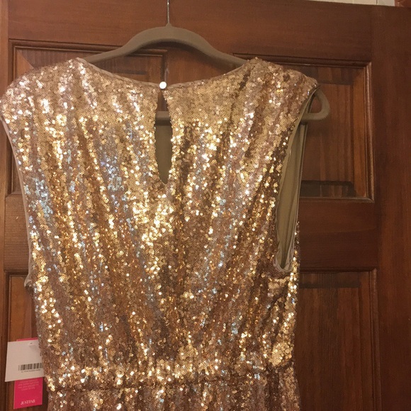 Gold sequin dress - NWT! - Picture 4 of 4